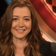 Hannigan at her other gig, as a judge on The Gong Show